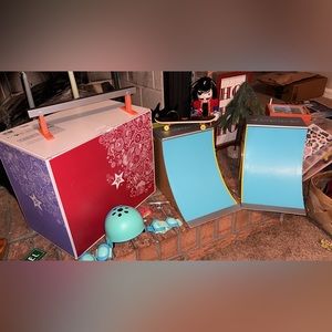 American Girl Doll AG Skate Park with Box and accessories